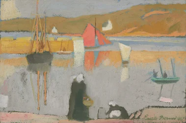 Le Port de Saint-Briac, 1887