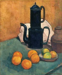 La cafetière bleue