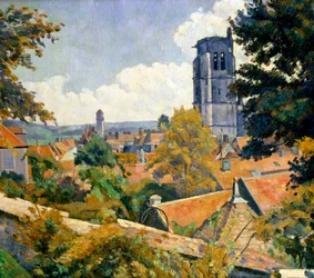 "Vue sur Tonnerre avec l