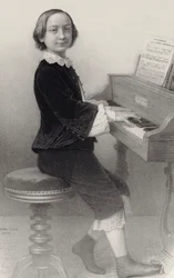 Portrait du violoniste et compositeur Henri Ketten 1848-1883