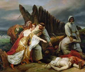 Edith trouvant le corps de Harold, 1828