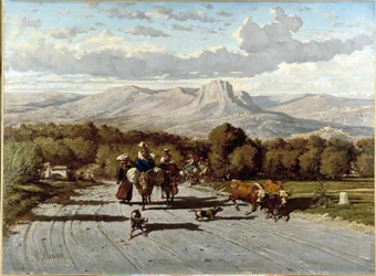 La route de Nice à Antibes