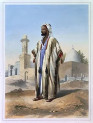 Fellah habillé en Haba, illustration de 
