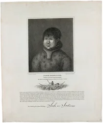 John Sakeouse, un natif de Jacob Sound, Groenland, le premier Esquimau connu à avoir été dans ce pays, 1816