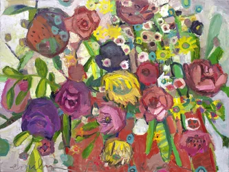 dans la vraie vie, 2023 (huile sur toile)