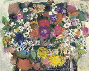 springsong, 2024 (huile et cire froide sur toile)