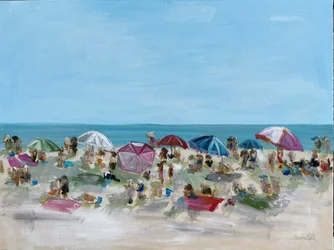 Une journée haute en couleur à la plage