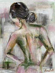 Nu abstrait gracieux