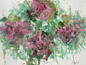 Abstraction florale rose