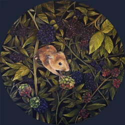 Souris des moissons, 2021 (huile sur toile)