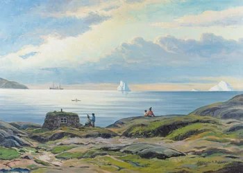 Vue côtière, Groenland