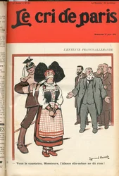Couverture de « Le Cri de Paris », Satirique en Couleurs