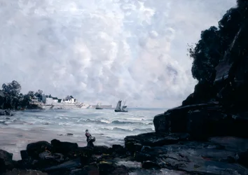 Le Port de Douarnenez, 1884