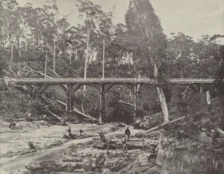 Une concession de mineur, près de Daylesford, Victoria