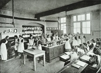 Cours de cuisine, 1896