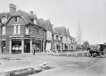 Angle de Chase Side et de Chase Green Avenue, vers 1890