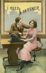Dactylo flirtant