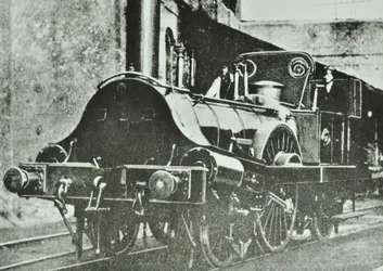 Great Eastern Railway (section London & Blackwall) locomotive à réservoir à conducteur unique, 1860