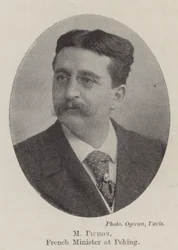 M. Pichon, ministre français à Pékin