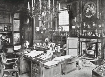 Marlborough House, Pall Mall, Westminster LB : étude du Prince de Galles, 1895