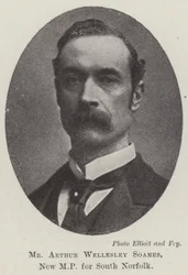 M. Arthur Wellesley Soames, nouveau député pour le sud du Norfolk