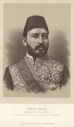 Portrait de Tewfik Pacha, Khédive d