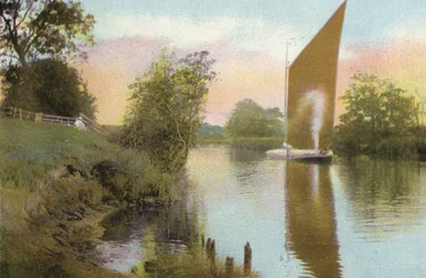 Postwick Reach, Whitlingham, près de Norwich