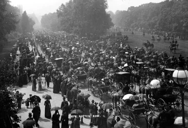 Rotten Row à Hyde Park, Londres, c.1890