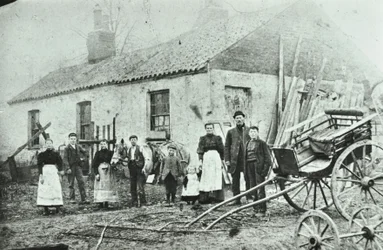 Route de Saint Gothard : fermes, 1880