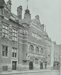 Bains publics de Shoreditch: extérieur, 1898