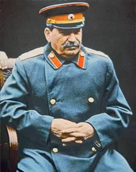 Staline à la Conférence de Yalta, février 1945