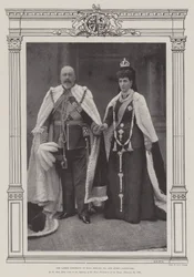 Le dernier portrait du roi Édouard VII et de la reine Alexandra