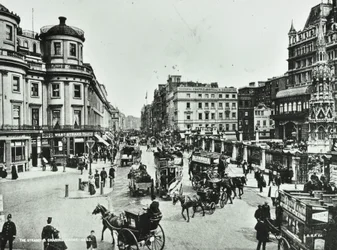 Le Strand et Charing Cross, 1897