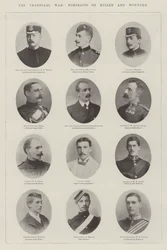 La guerre du Transvaal, portraits des tués et blessés
