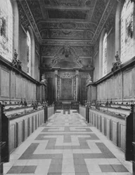 Chapelle du Trinity College (photo n/b)