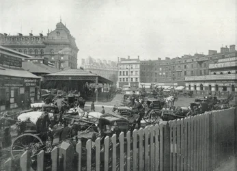 Gare Victoria, vue générale de la cour de la gare
