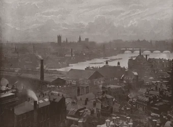Vue depuis la galerie dorée, Saint-Paul, regardant vers le sud-ouest