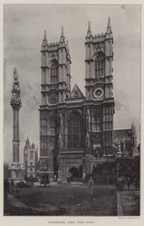 Abbaye de Westminster, façade ouest