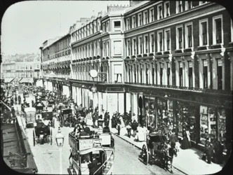 Whiteleys, Westbourne Grove, Westminster LB : vue vers l