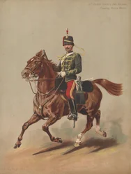11e Hussards du Prince Albert, Cavalier, Tenue de Revue
