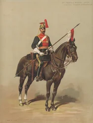 12e Lanciers Royaux du Prince de Galles, Cavalier, Tenue de Revue
