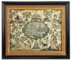 Broderie de Charles II représentant l
