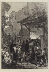Une proclamation chinoise (gravure)