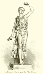 Une danseuse (Statue de la Villa Albani)