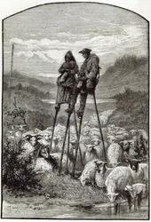 Une pastorale dans les Landes, de 