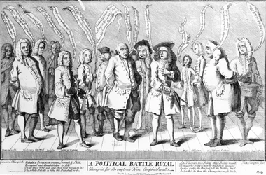 Une Bataille Politique Royale Conçue pour le Nouvel Amphithéâtre de Broughton, vers 1743