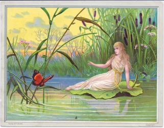 Carte de vœux victorienne d