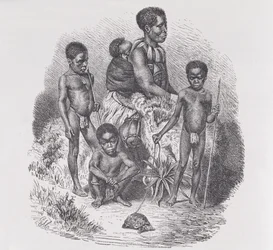 Une famille zouloue, de 
