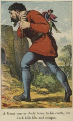 Un géant ramène Jack chez lui au château