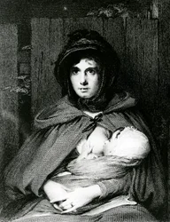 Une mère allaitant son bébé
